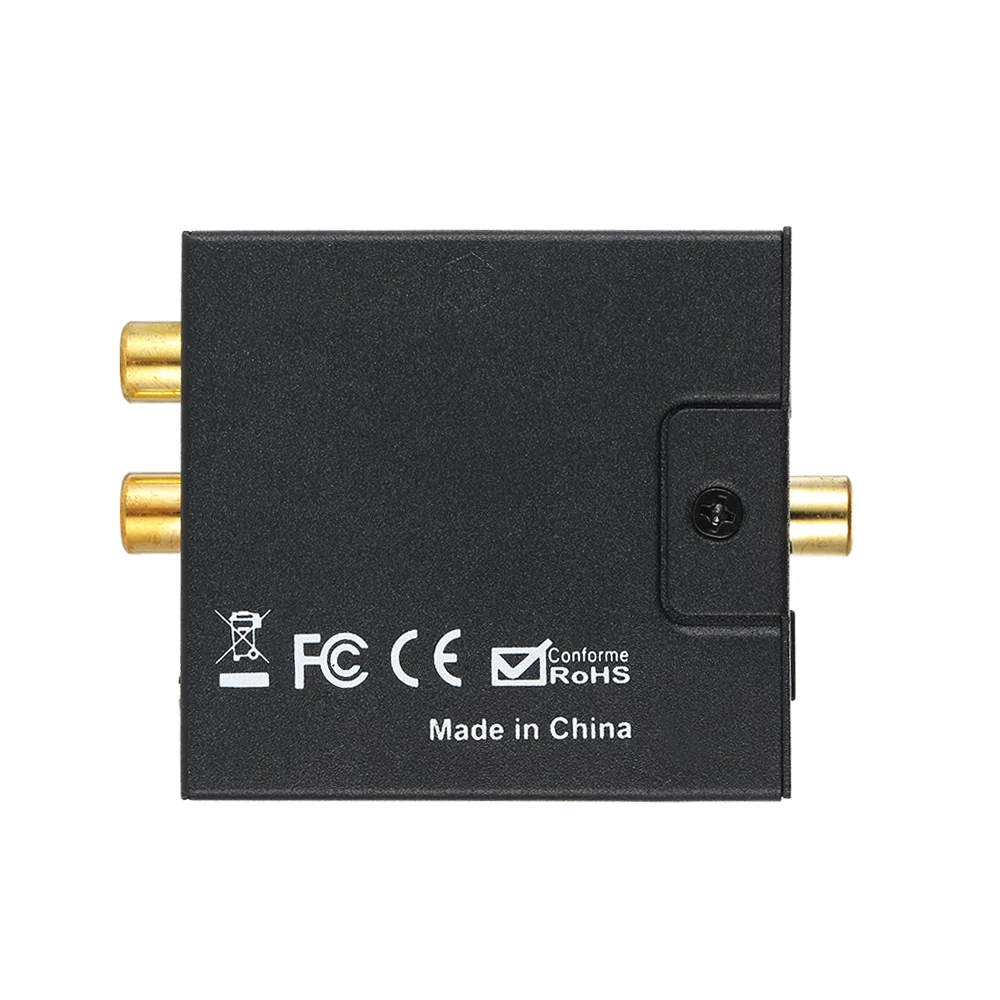 Коаксиальный вход аналогового RCA L/R и AUX 3 5 мм Джек преобразователь аудиосигнала