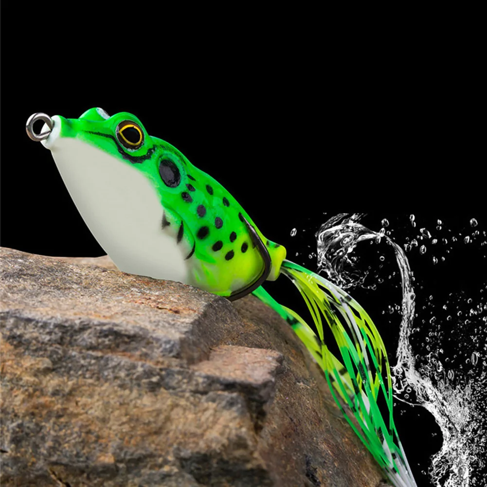 

Fishing hook bionic thunder frog egg frog set high carbon steel double hook fishing bait bait