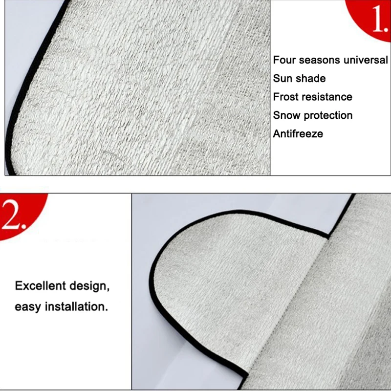 

New Car Windscreen Cover Anti Snow Frost Ice Windshield Dust Protector Heat Sun Shade Ice Large Snow Dust Protector Car Covers