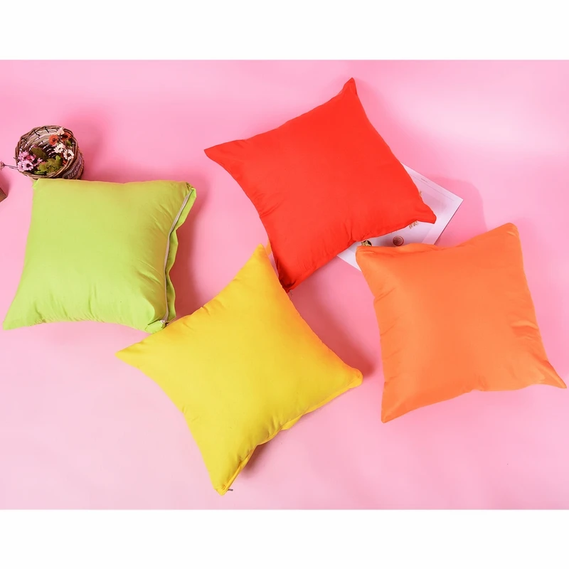 Kussenhoes 40x40xm сплошной подушка в виде елки крышка Карамельный цвет пледы Подушка