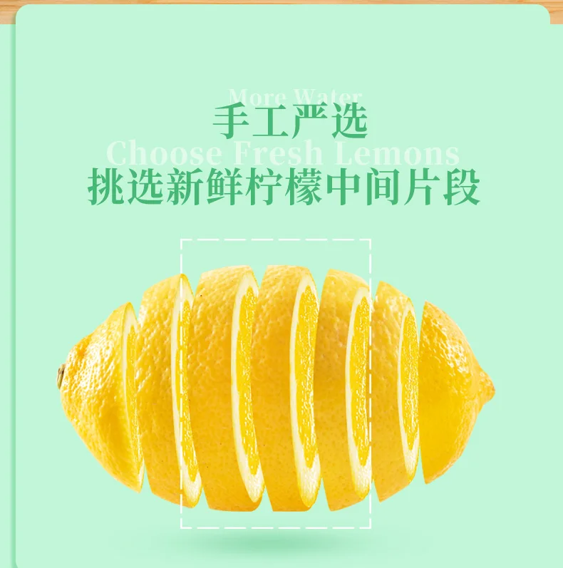 

Free shipping 100g/box Lemon slice tea dry slice honey freeze dried lemon slice water flower tea fruit tea small bag