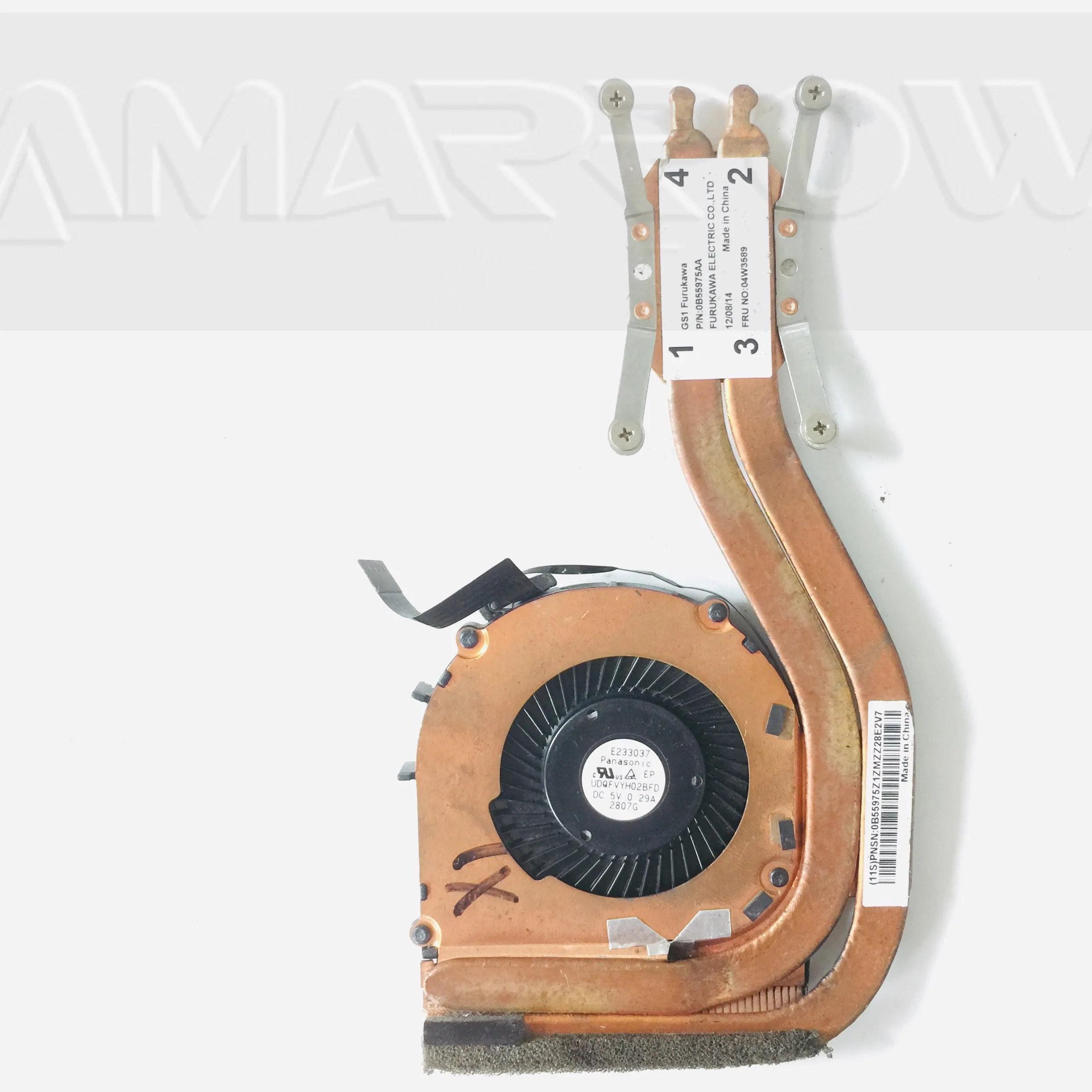 Оригинальный вентилятор охлаждения процессора для Lenovo ThinkPad X1 кулер из карбона