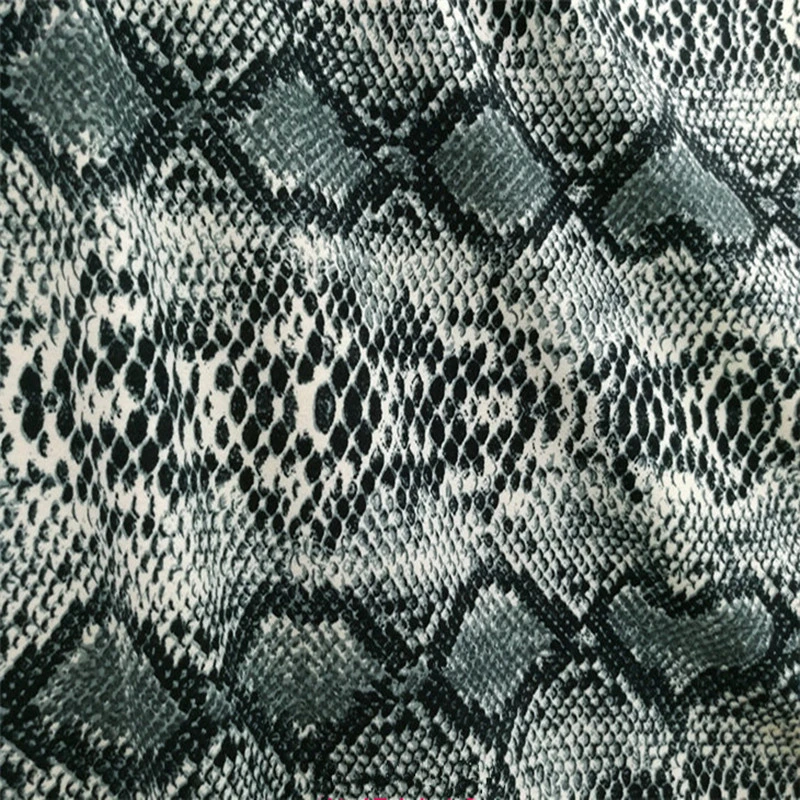 Milk silk mill bottom Elastic serpentine leopard print fabric For Sewing Dance dress High quality Sneak Print Cloth Fabric | Дом и сад