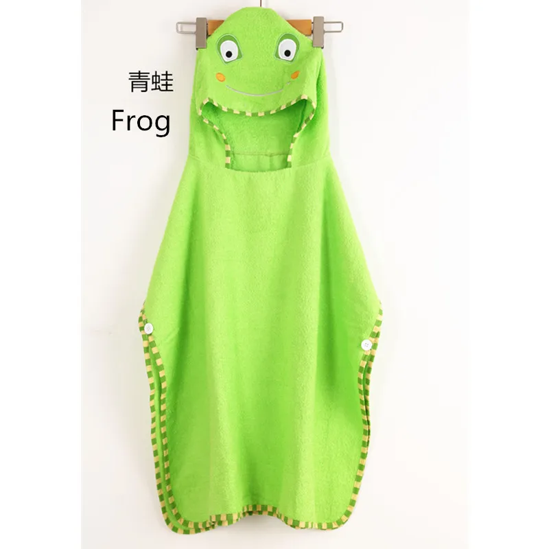 Полотенце с капюшоном животными 100% хлопок детское банное полотенце 70*140 см