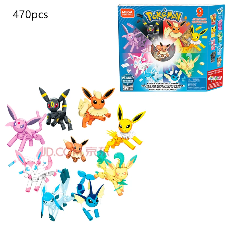 

TAKARA TOMY Pokemon DIY Series Building Block Doll Doll Pokemon Anime Cartoon Cute Pikachu Building Block Toy