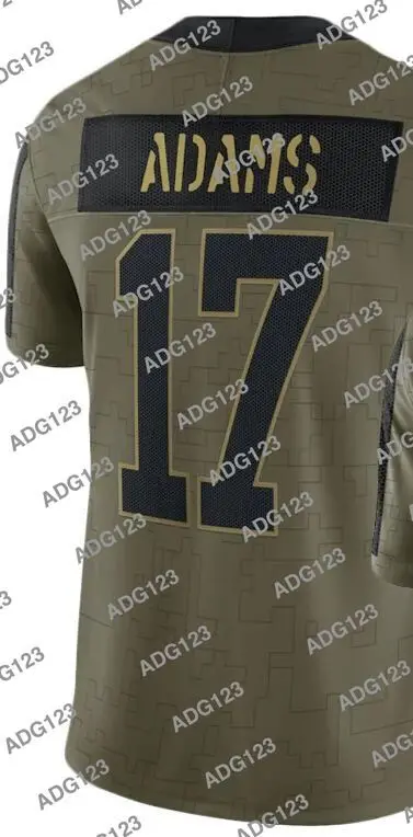 

embroidery Green Bay Men Davante Adams 2021 Salute To Service Limited Jersey