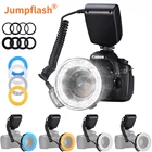 Jumpflash фото кольцевой светильник светодиодное кольцо для селфи с светильник 4 x с диффузором для вспышки лампы фотографии светильник ing Youtube видео с 8 x переходное кольцо