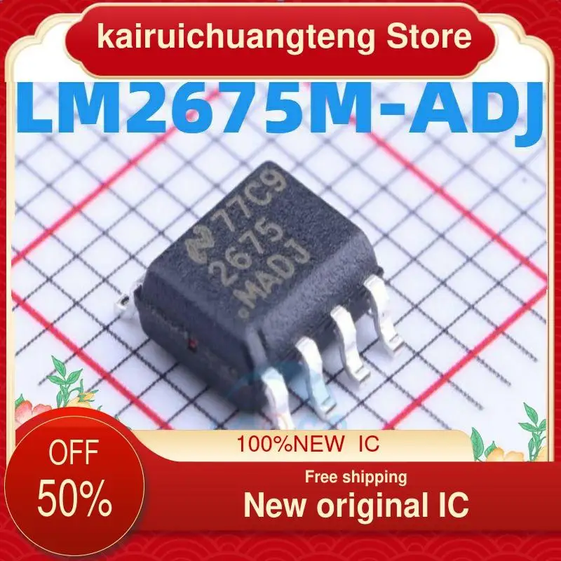 

5 шт. LM2675 LM2675M-ADJ LM2675MX-ADJ SOP8 новый оригинальный IC