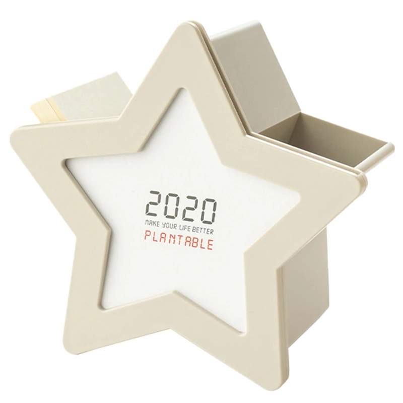 

AU42 -Creative Desk Calendar Desktop Storage Box Pen Holder Calendar Storage Pen Holder Ornaments