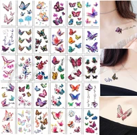 30pcs tattoos stickers of temporary without repetition waterproof tattoo stickers adult children sexy body art stickers