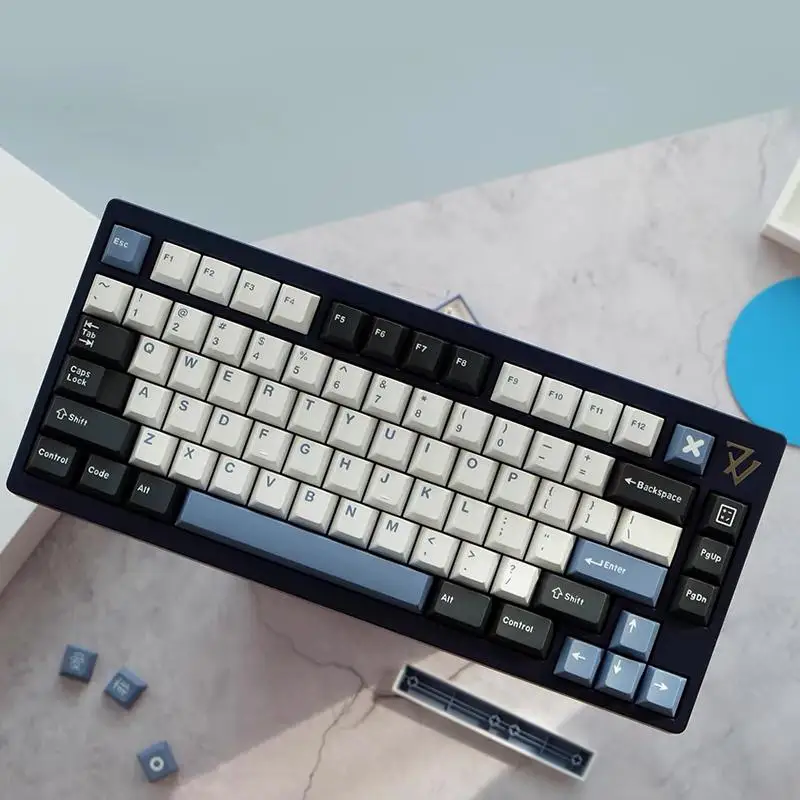 Механическая игровая клавиатура 173 клавиш DOUBLE SHOT Cherry Profile Aero/Оливия/8008/Merlin/Arctic Keycap