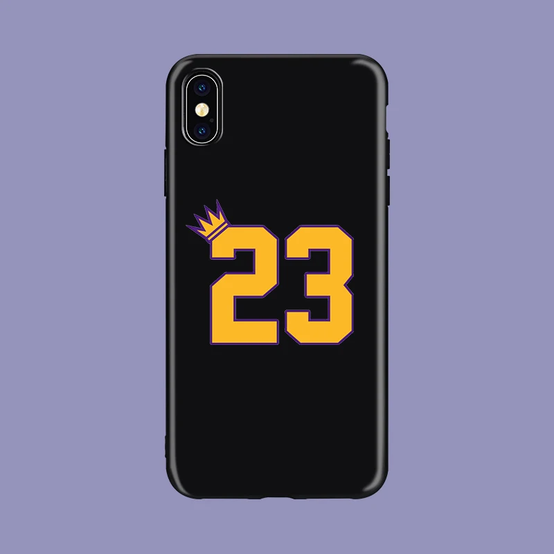 LeBron king James Los Angeles 23 черный мягкий чехол для телефона из ТПУ чехол для iPhone11 pro 5 5S se 6 6s X Xs XR MAX 7 8 plus - Цвет: H-2301