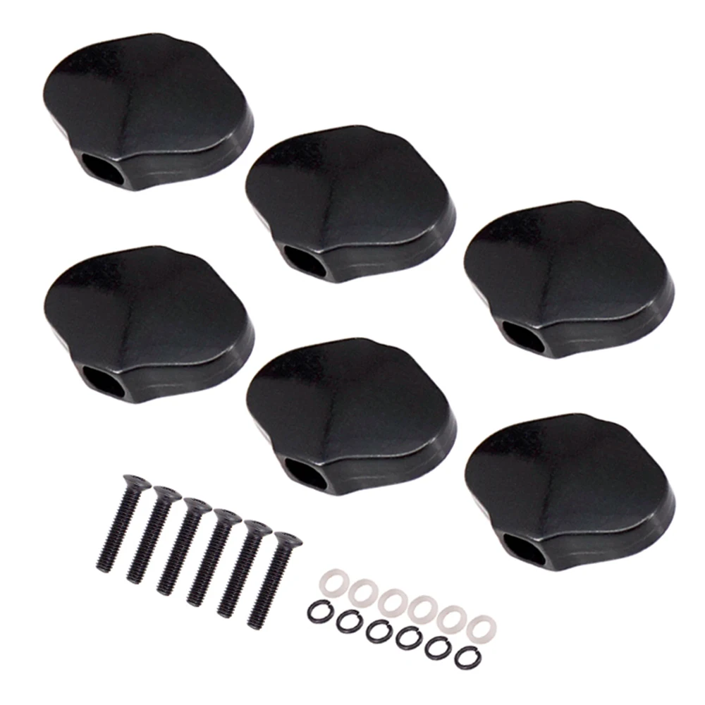 

Zinc Alloy Guitar Tuning Peg Knobs Keys Tuners Machine Heads Knobs with Screw Kit for Acoustic Electric Folk Guitars 6pcs