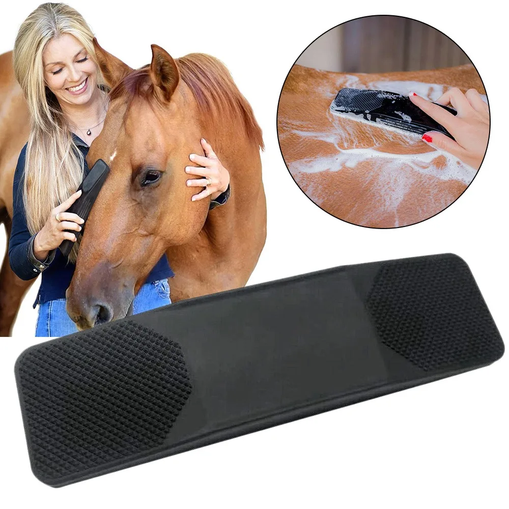 

1PC 6 in1 Horse Brush Removal Hair Massage Brush Tick Cleaning Kit Scrubber Equestrian Supplies Horse Grooming Hair Removal Tool