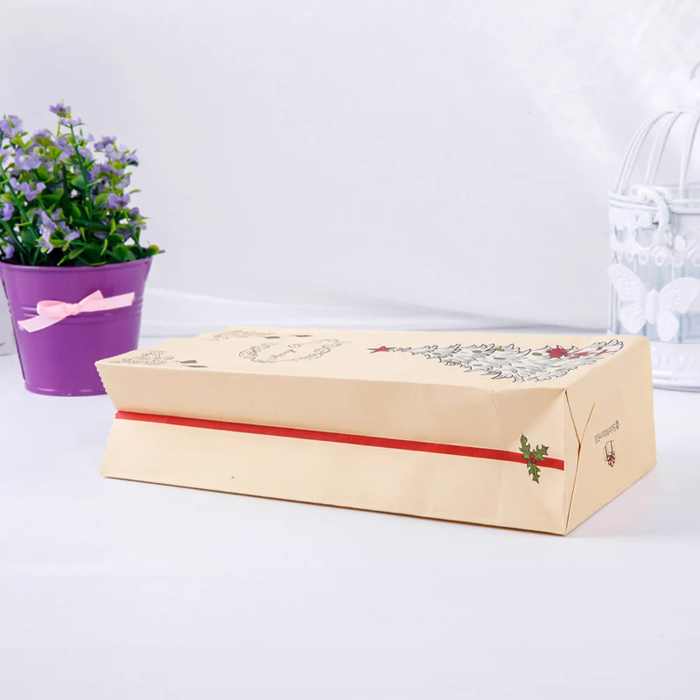 20 шт Рождественская подарочная коробка упаковочная крафт бумага Конфеты