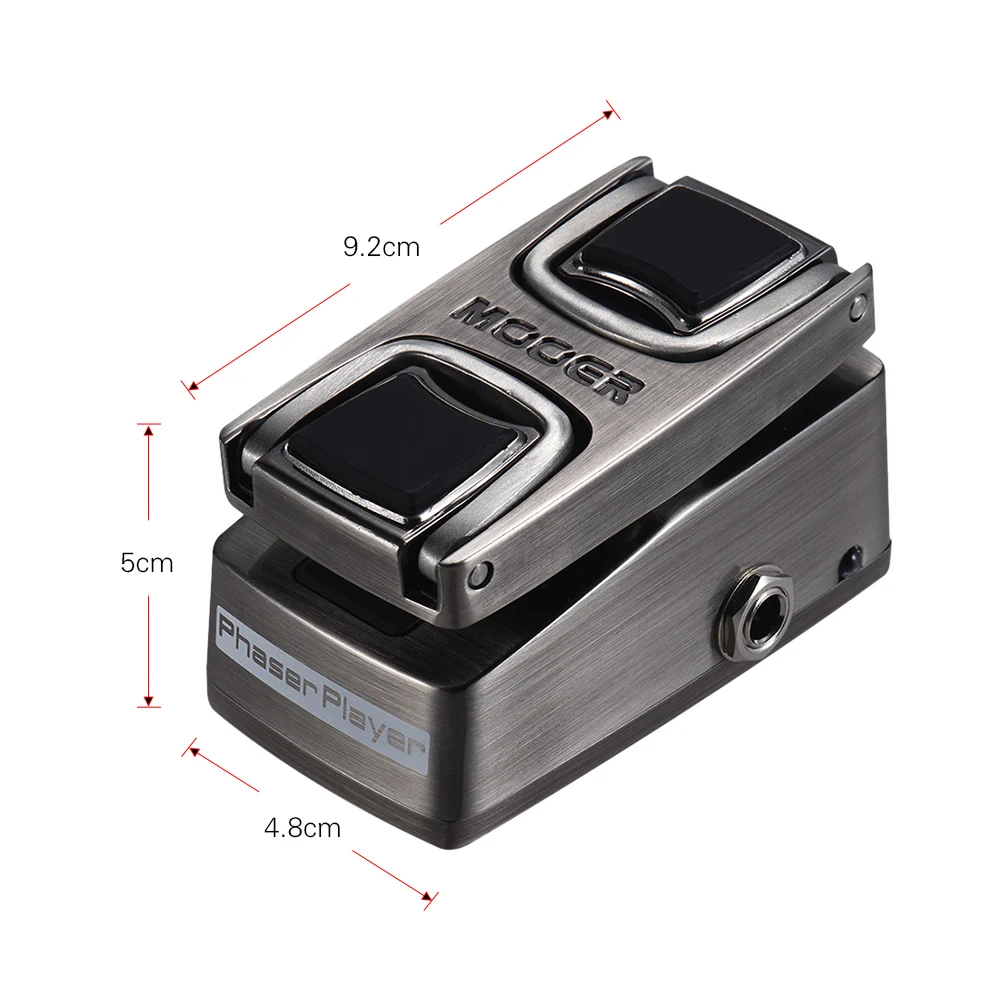 

MOOER Phaser Player Digital Phaser Effect Pedal Pressure Sensing Switch True Bypass Full Metal Shell