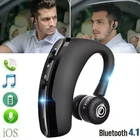 Беспроводная Bluetooth-гарнитура V9, спортивные наушники, гарнитура Bluetooth, спортивные деловые басовые наушники с микрофоном для XIaomi
