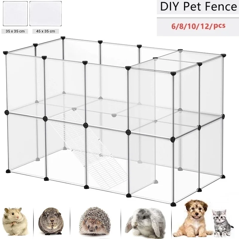 

DIY Fence Dogs Aviary for Pet Fitting for Cat Indoor Outdoor Playpen Cage Dog Playing for Rabbit Puppy Kennel House Pet Supplies