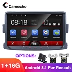 Автомагнитола Camecho, 2 Din, Android 8,1, 2 din, автомобильный мультимедийный плеер, Авторадио для Duster, Sandero, Logan, Dokker, поддержка, задняя камера