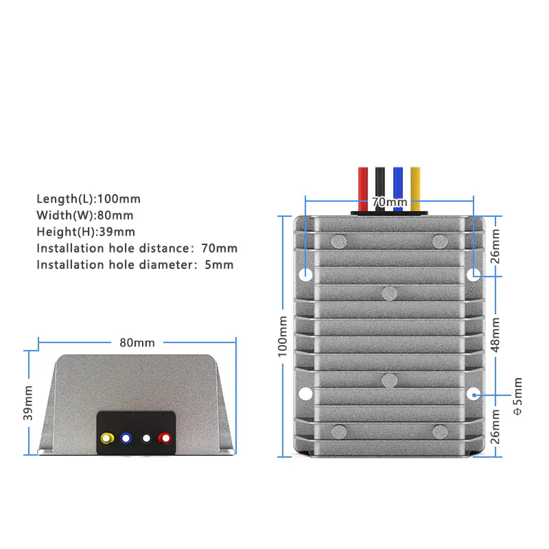 Изолированный преобразователь напряжения от 10 до 36 В 19 в 12 для ноутбука