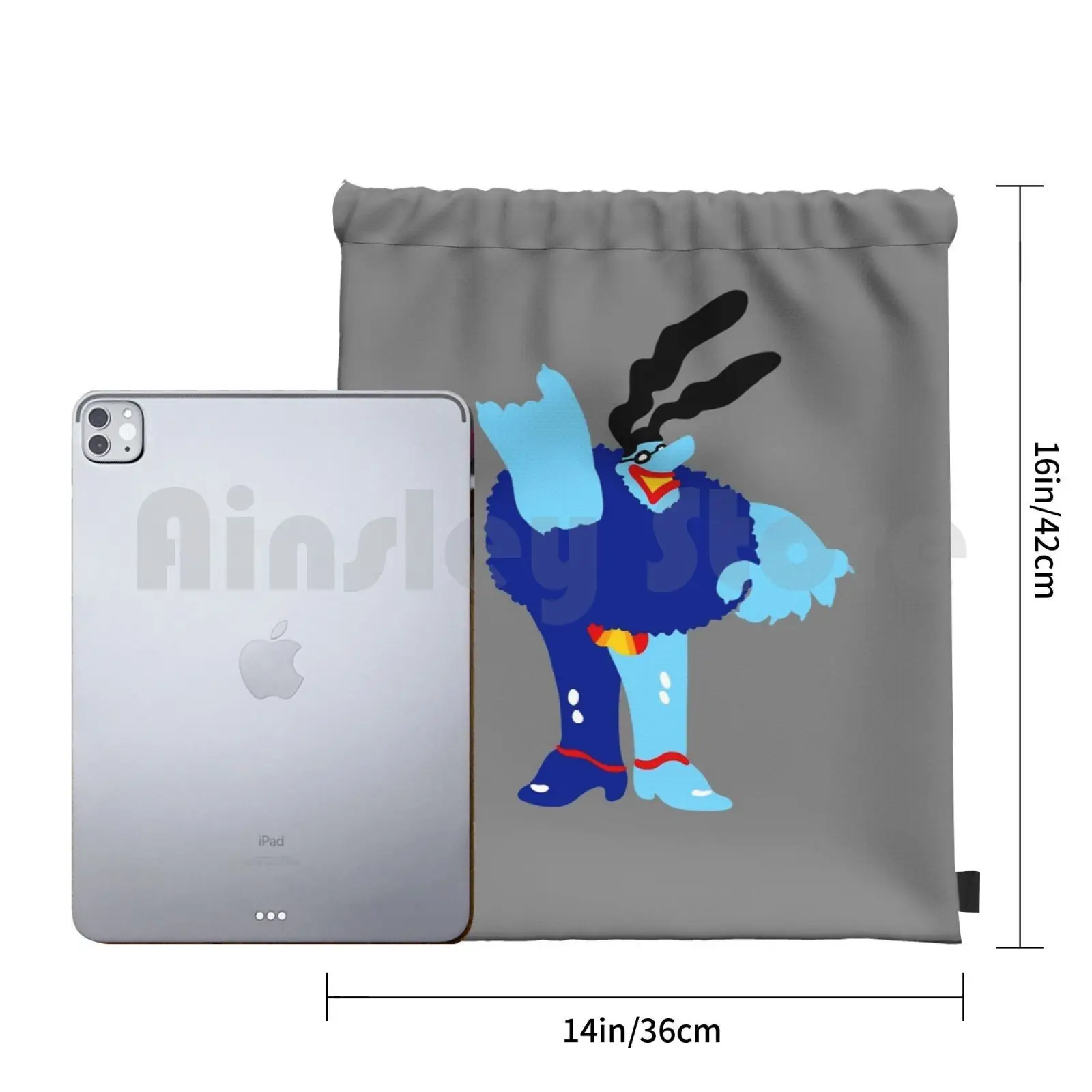 Минимальный синий рюкзак Meanie сумки на шнурке спортивная сумка водонепроницаемая