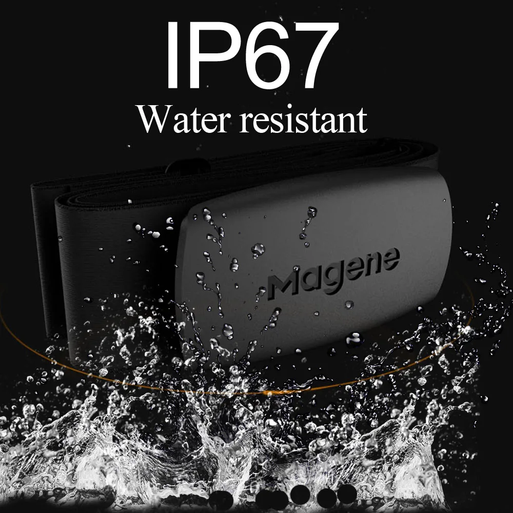 Монитор сердечного ритма нагрудный ремень Bluetooth беспроводной фитнес-датчик