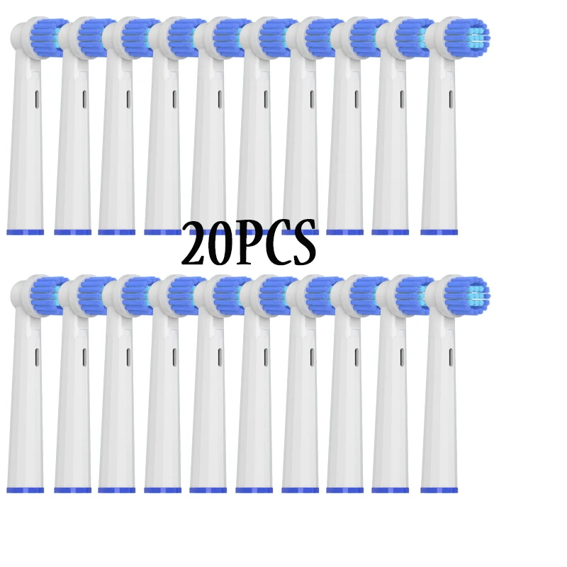 20-50pcs/Set Replace Brush Heads For Oral B D12 D16 D100 EB50 EB20 Sensitive Clean Nozzle Oral Care Wholesale Soft Vacuum Brush enlarge