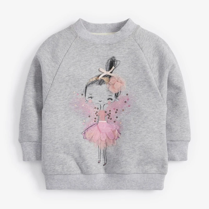 

Girls Cartoon Sweater Autumn And Winter New Children's Clothing Long-Sleeve Round Neck Cotton Sweaters WT153