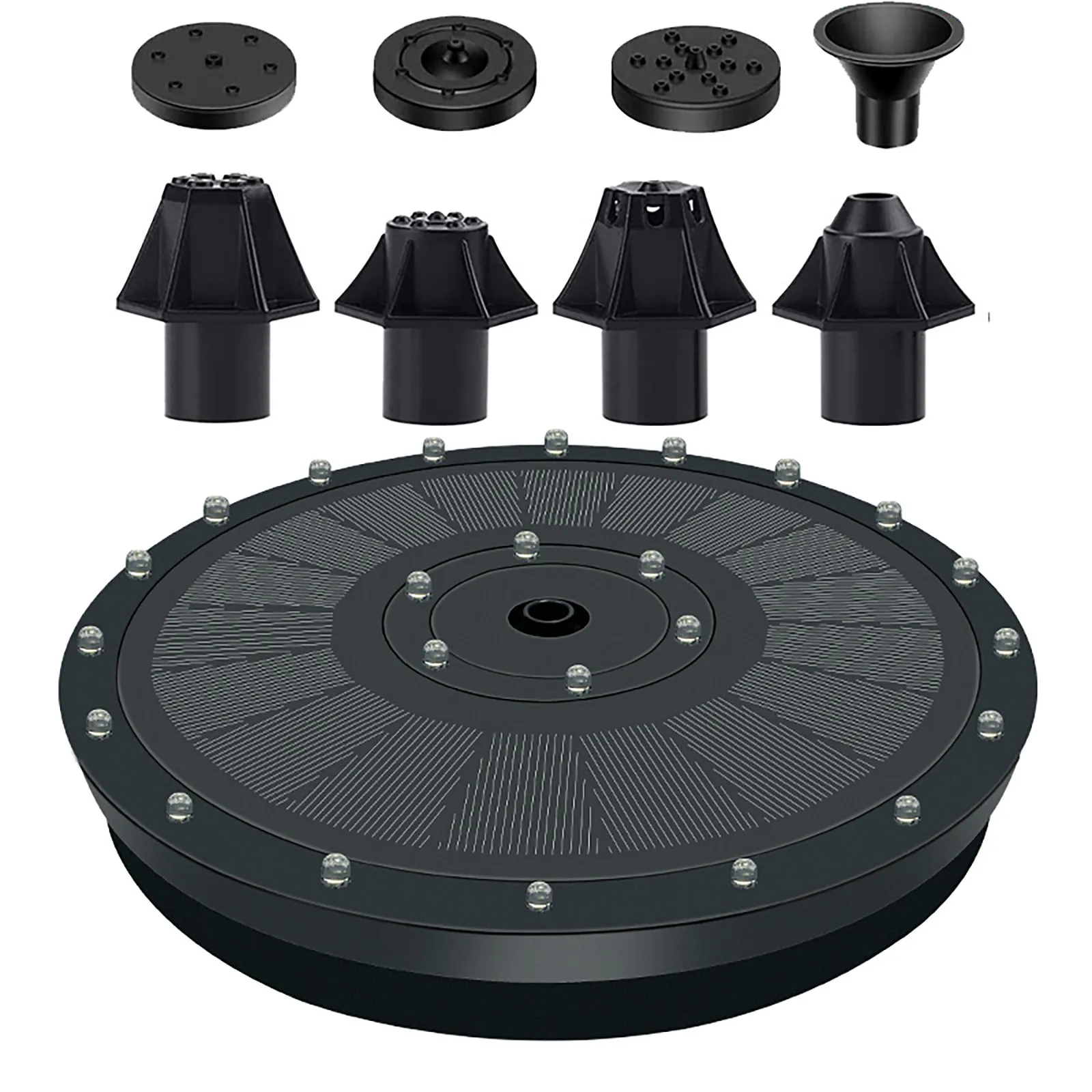 

Solar Fountain Pump-Floating Solar Bird Bath Water Pump-Fountain Kit for Garden Pond Swimming Pool Garden decoration