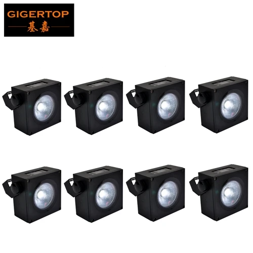 8 Gigertop 1x30 Вт точечный луч эффект батареи беспроводные Уличные светодиодные DMX стандартные Свет профессиональное сценическое освещение 25 градусов объектив 5/9 каналов - Цвет: 8