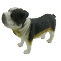 english bulldog animal simulation doll home decoration dog toys cute puppy dog model simulation model 2021