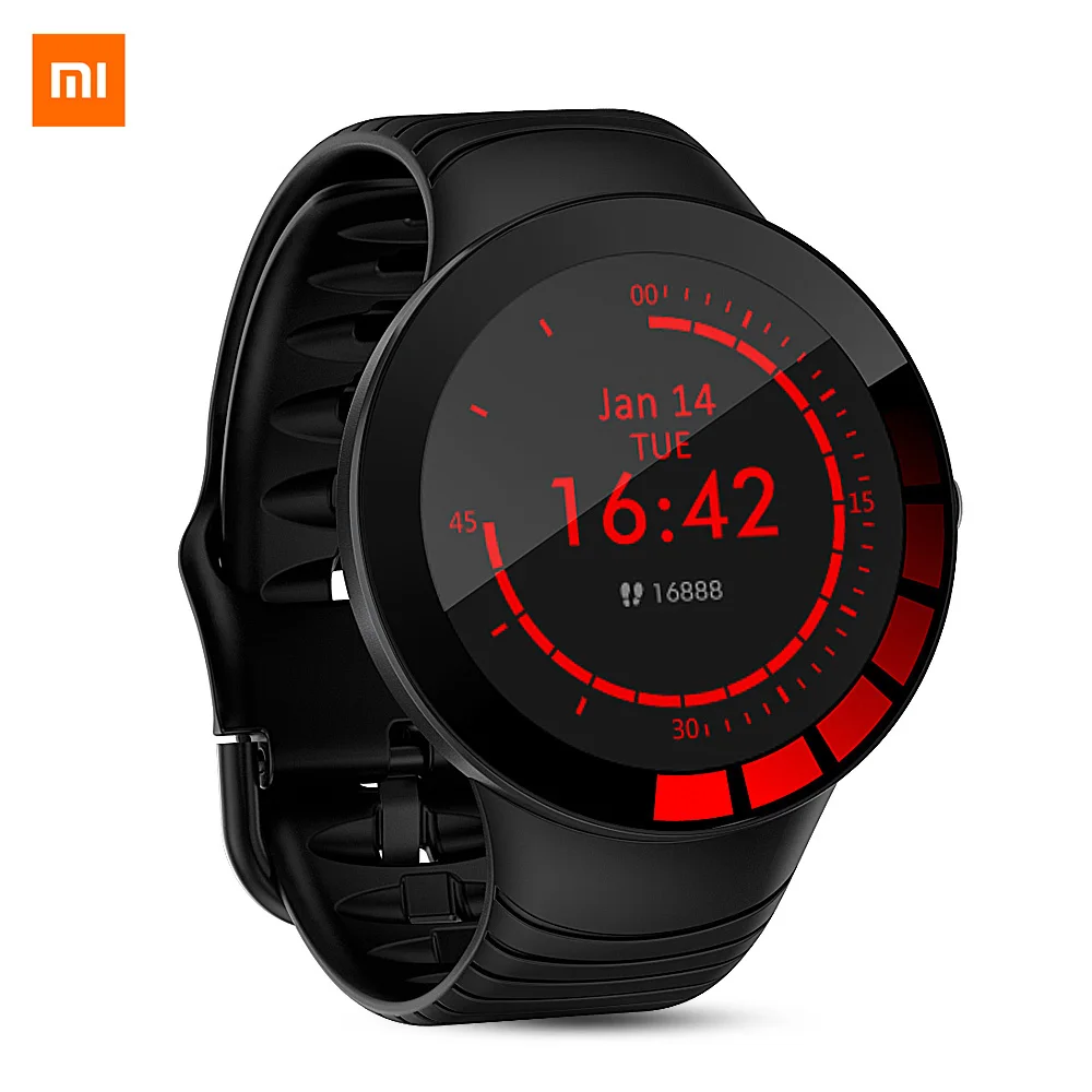 

Смарт-часы Xiaomi мужские с сенсорным экраном и силиконовым ремешком