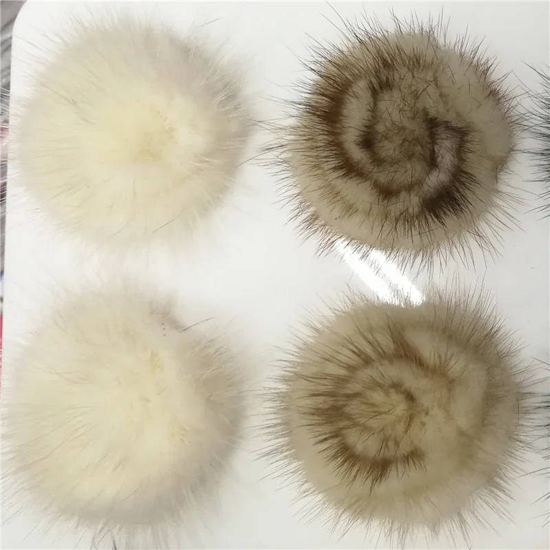 Помпоны из меха норки цветы сделай сам 25 шт. 6 см|flowers diy|diy jewellerydiy jewellery making |