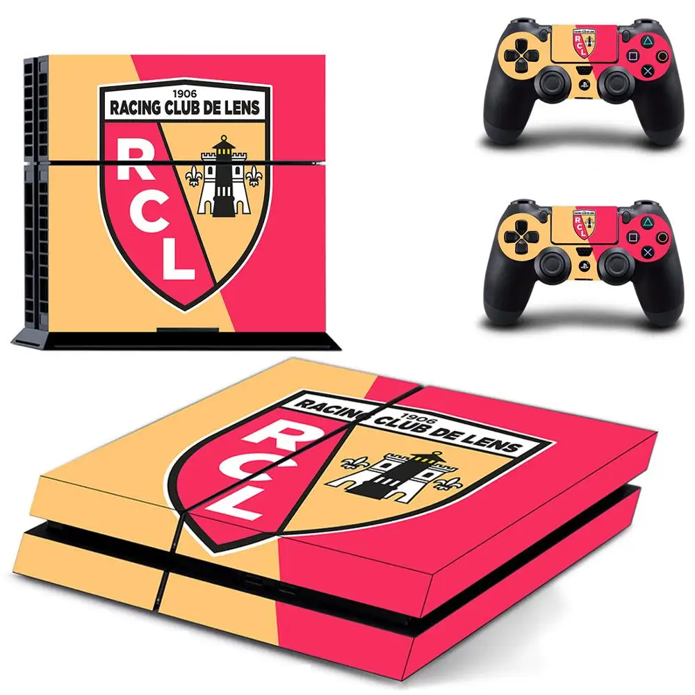 PS4 Skin Racing club of lens PS 4 sticker s Play station Pegatinas Adesivos для консоли playstation и 2 контроллера |