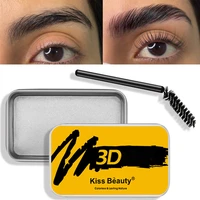 1pc eyebrow soap wax with brushes 3d fluffy feathery eyebrows pomade gel for eyebrow styling makeup soap brow sculpt lift