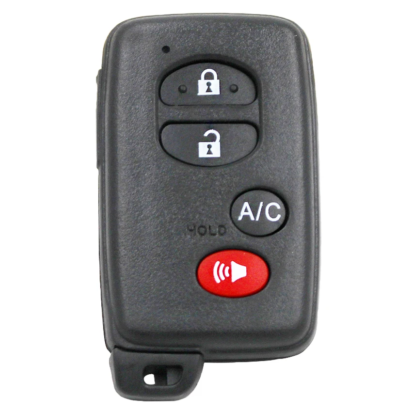 НОВЫЙ Uncut умный дистанционный чехол для ключей Fob 3 + 1 кнопка Toyota Prius 2010 2013|key 2