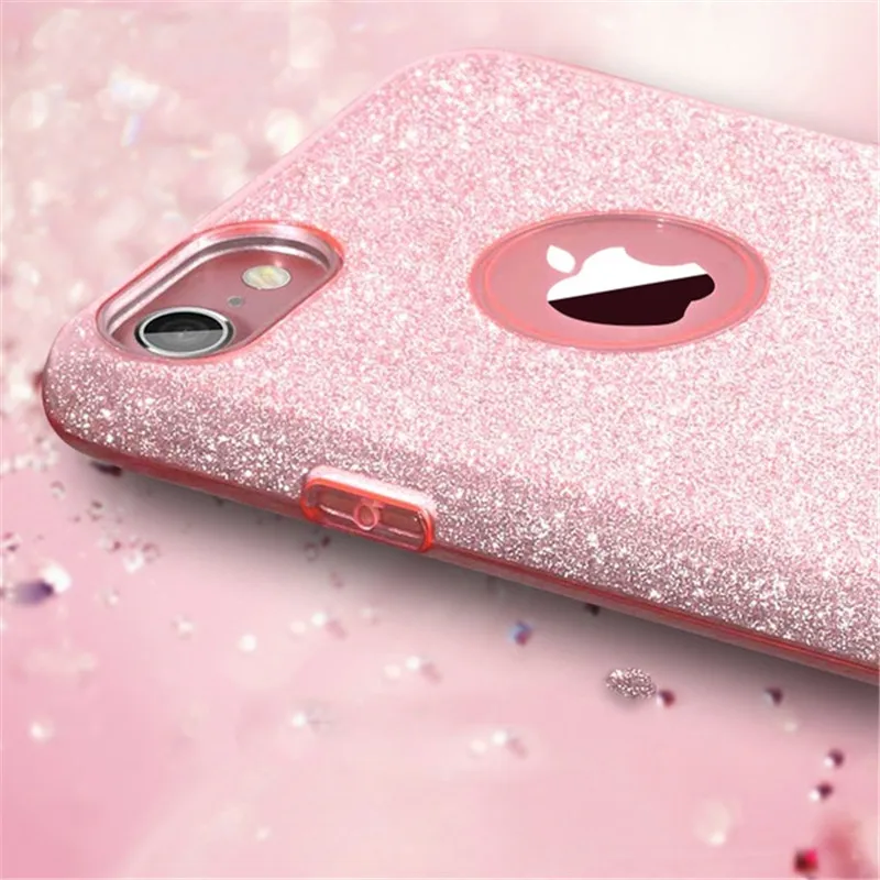 Fashion Sparkle Diamond Glitter Phone Case for IPhone 8 7 6 6S Plus Soft Silicon Cover for iphone X XS 11 Pro MAX XR Woman Cases
