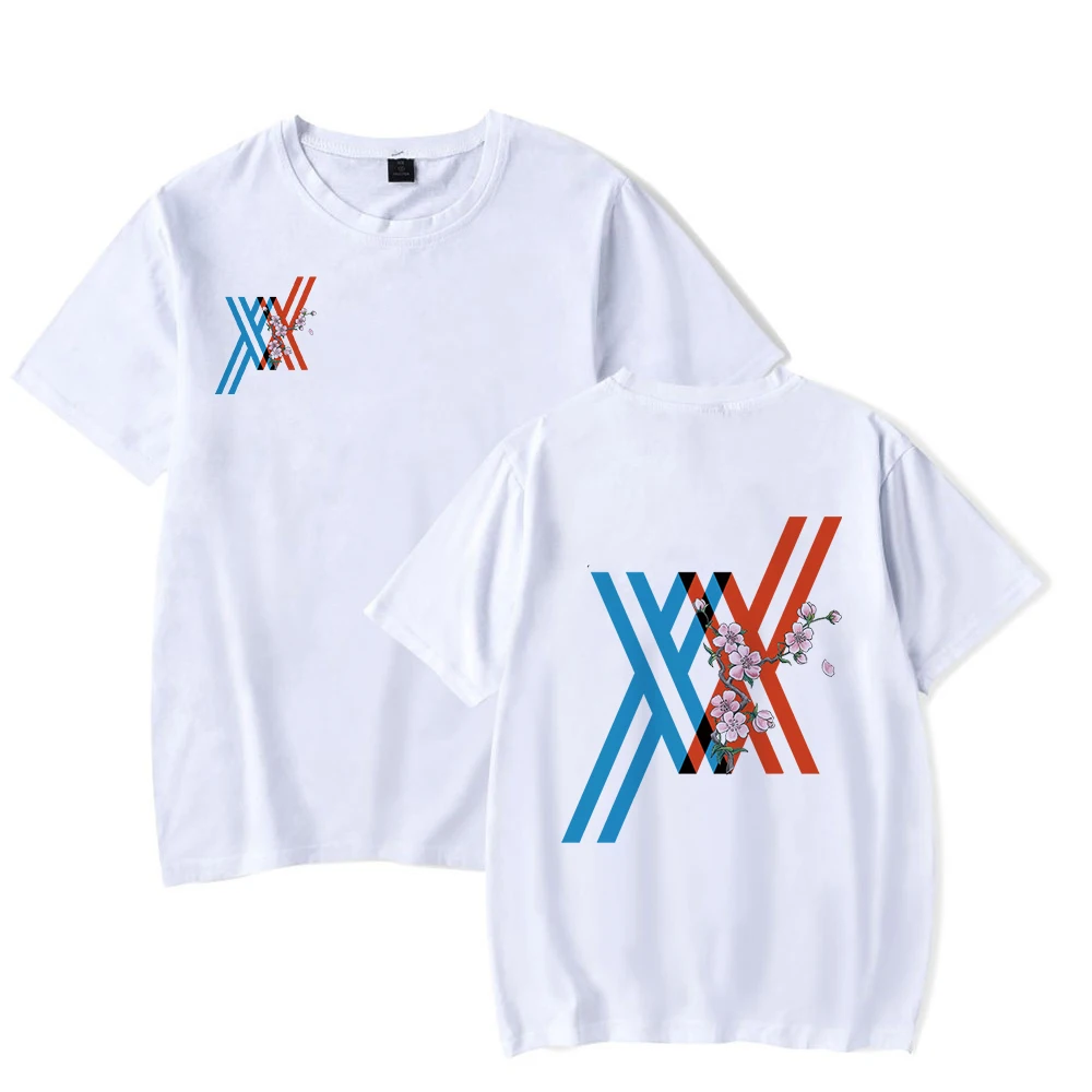 

Бесплатная доставка во Францию, любимый логотип во Франции, футболка с принтом Zero Two