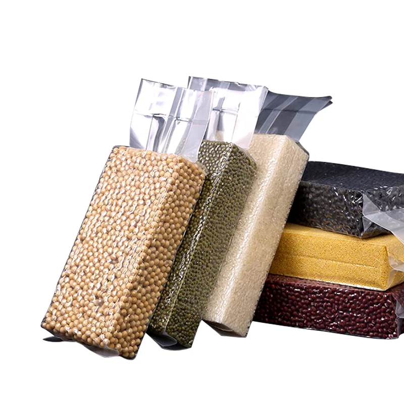 Вакуумный упаковщик пластиковый пакет для хранения риса пакеты горячего