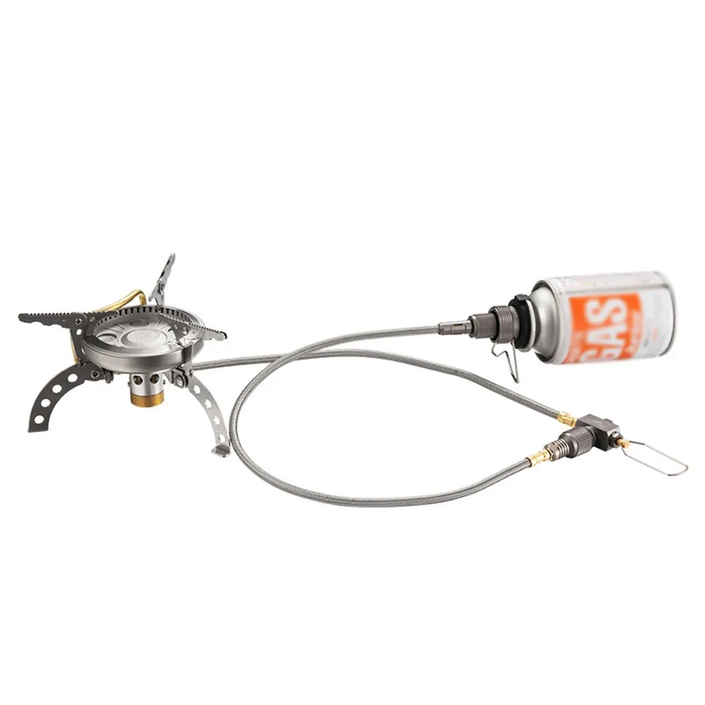 

1pcs Gas Bottle Adapter Camping Stove Burner Connector Conversion Head Tank Gas Propane Bottle Adaptor Aluminum Alloy Outdoor