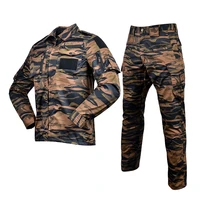 multicam camouflage male security military uniform tactical combat topspants special force training sets army suit cargo pant