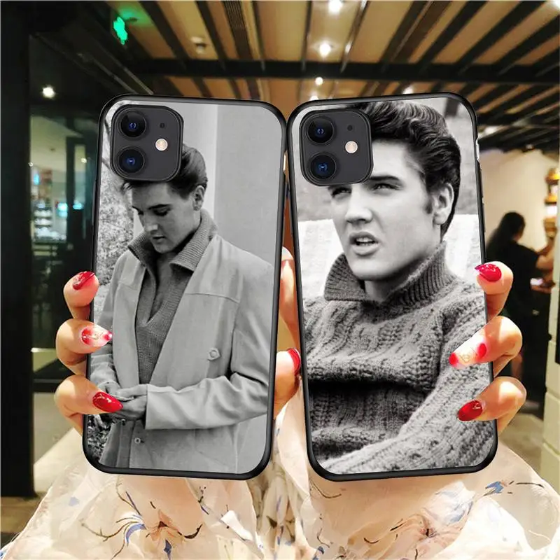 

Elvis Presley Phone Case For Iphone 5 5S SE 6 6s 7 8 plus X Xr XS 11 12 Mini Pro Max Cover Fundas Coque