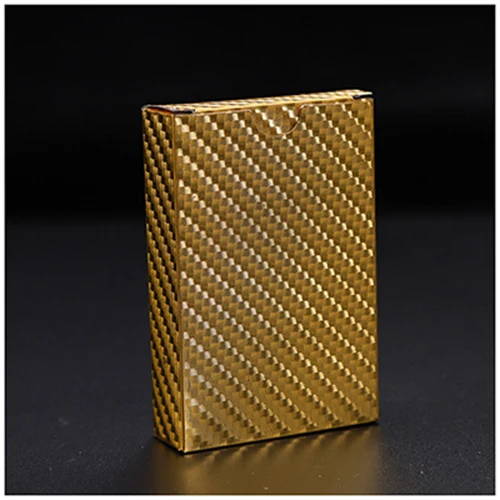 Gold Square 24K золотые карты для покера, роскошные золотые карты для покера, игральные карты, доллар, евро набор, пластиковые волшебные карты, водостойкие карты, волшебные - Цвет: Gold Square