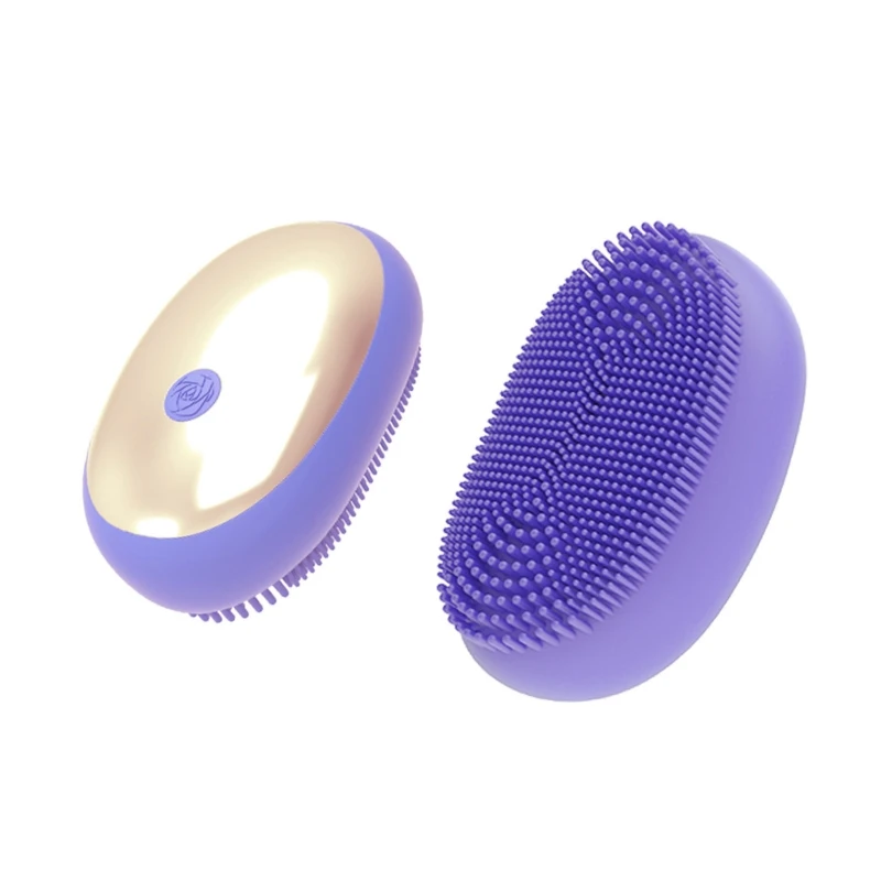 Очищающая щетка для лица чистки Электрический массажер силиконовый коврик