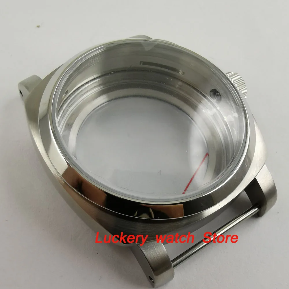 44 мм parnis из нержавеющей стали матовый чехол fit 6497 6498 ST 36 movement-BK08