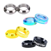 2 pairs mountain bike bicycle titanium m6 concave and convex washer spacer for disc brake caliper