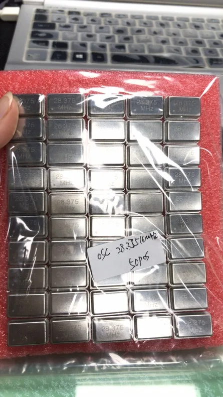 100% 2 шт. новый и оригинальный прямоугольный кварцевый генератор 28 37516 МГц