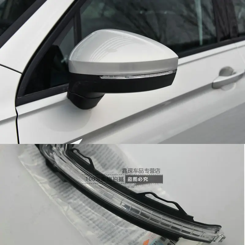 

For Tiguan MK2 2017-2018 Outside reversing mirror turn signal Reflector turn signal Lane change indicator