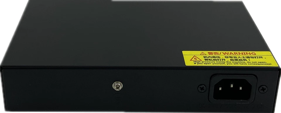 Ip-камера видеонаблюдения 6 портов 48 В 4 PoE коммутатор Ethernet 120 Вт IEEE802.3af/at 1 2 +/3