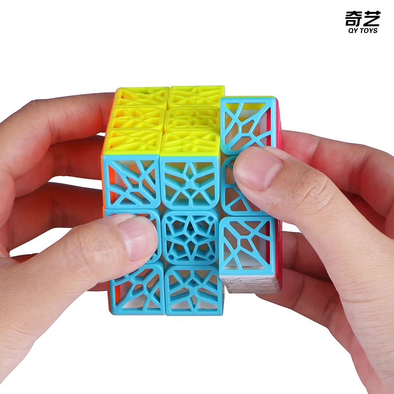 QiYi DNA самолет вогнутая 3x3x3 Магическая головоломка кубик профессиональная